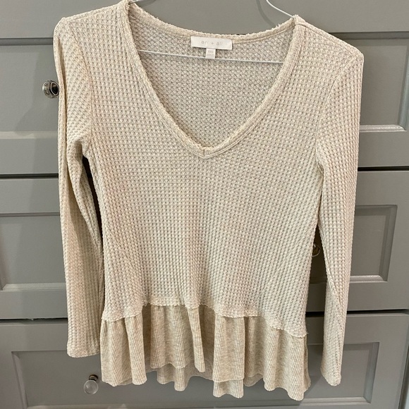 Eri and Ali waffle knit peplum - Picture 4 of 7